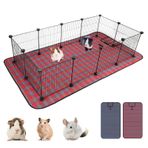 Midollarle Mat ile Pet Oyun Parkı, Mat ile Küçük Hayvan Kafesi, Gine Domuz Kafesleri, Renkli Mat ile İç Mekan İçin Yavru Kalem, 12 Panel İç Metal Tel Yard Çit