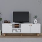 Midoser Bohem Serisi Natura Mat Beyaz Tv Ünitesi