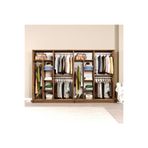 Midoser Kardelen Serisi Atlantik Çam 8 Kapaklı 10 Raflı 280 cm Elbise Dolabı