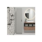 Midoser Yaman Luna Tek Kapakli 4 Rafli Cok Amacli Mutfak Kiler Ve Banyo Dolabi