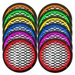 Midrange Kapağı Neon Ledli 16cm 2 adet EGB eg-8999 kırmızı