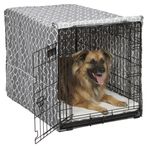 Midwest köpek kafesi örtüsü, siyah, kamuflaj polyester veya teflon koruyucu kaplamalı dayanıklı pamuk/polyester karışımı