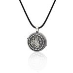 Midyat Nurtaş Gümüş Açılabilir Kapaklı 925 Ayar Gümüş Tuğra İşlemeli Kolye 201024599