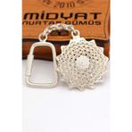 Midyat Nurtaş Gümüş Güneş Model 925 Ayar Gümüş Anahtarlık