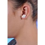 Midyat Nurtaş Gümüş Kadın Fiyonk Model Elişçiliği Telkari Gümüş Küpe Mng201013570