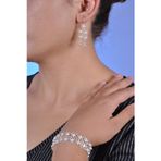Midyat Nurtaş Gümüş Kadın İki Sıralı Kişniş Model Telkari Gümüş İkili Set Mng201354107