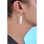 Midyat Nurtaş Gümüş Kadın Kalp Salkımı Model Elişçiliği Telkari Gümüş Küpe Mng201013565