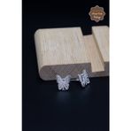 Midyat Nurtaş Gümüş Kelebek Tasarım 925 Ayar Gümüş Telkari Kadın Küpe 201023950