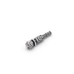 Midyat Nurtaş Gümüş Sancak İşlemeli 925 Ayar Gümüş Tesbih İmamesi 201023437