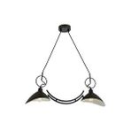 Midye Modern Avize E27 24w 78x20cm Metal Siyah Avonni-av-9127-2y-bsy Boyalı