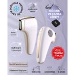 Mieco Safir Soğutma Özellikli ipl Lazer Epilasyon Aleti (Safir Cam)-Lila + Gözlük ve Çanta Hediyeli