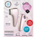 Mieco Safir Soğutma Özellikli ipl Lazer Epilasyon Aleti (Safir Cam)-Rosegold + Gözlük ve Çanta Hediyeli altin
