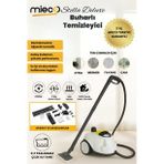 Mieco Stella Deluxe 5 Bar/ 2100W / Çok Fonksiyonlu 20 Parça Çok Fonksiyonlu Buharlı Temizleyici - Buharlı Temizlik Makinesi - Beyaz