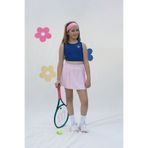 Miela Kids Tennis Club Kız Çocuk Şortlu Tenis Eteği – Candy Pink
