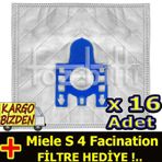 Miele S 4 Facination Uyumlu Süpürge Toz Torbası