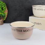 Mien 24CM Emaye Karıştırma Kabı Toprak - 24 cm