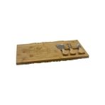Mien 4 Parça Bambu Servis Seti 37,5X18,5CM Ahşap Katkısızdır - 1 Adet