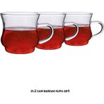 Mien Cam Kupa 3'lü Borosilikat MİEN-1S02 - Şeffaf