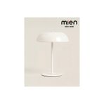 MİEN Krem Şarjlı LED Masa Lambası & Abajur