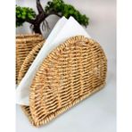 Mien Masa Üstü Rattan Peçetelik - Ahşap
