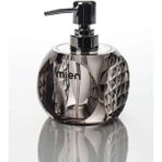 Mien MEN 1549 Akrilik Gri Şeffaf Sıvı Sabunluk 15x8x8 cm