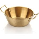 Mien Metal Gold Sunumluk Kase - 12 cm
