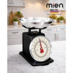 Mien MİEN Mekanik Mutfak Terazisi 2 Kg – Paslanmaz Çelik Hazneli, Analog Klasik Terazi