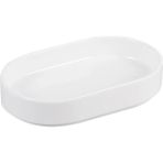 MİEN Mien Porselen Oval Beyaz Servis Tabağı 17X13 cm - Belirtilmemiş