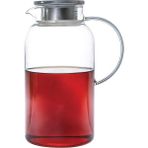 MİEN Mien Ruby Kapaklı Cam Sürahi 1,8 L - Şeffaf - 1,8 lt