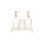 MİEN Mien Standlı Sıvı Sabunluk - Bej / Şeffaf - 500 ml
