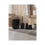 Mien Siyah Çizgili 5 Parça Banyo Seti Beyaz mien 5 li banyo seti_36516