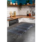 Mienda Home 4 Adet Kaydırmaz Pedli Şeffaf Stand Baharatlık Standı Çekmece Içi Düzenleyici Mhydkplx4