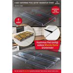 Mienda Home 4 Parça Baharatlık Standı Çekmece Içi Düzenleyici Organizer