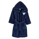 Miespiga Çocuk Welsoft Peluş Sabahlık | Peluş Bornoz (as1, age, numeric_7, numeric_8, Lacivert, 7-8 Yaş)