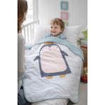 Miespiga Penguen Elyaflı Bebek Battaniyesi 75X100 - Turkuaz - 75 x 100 cm