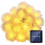 MİGHTY GÜNEŞ ENERJİLİ 7.5 M 100 LED SARI RENKLİ GÜNEŞ TANESİ SOLAR BAHÇE AYDINLATMASI LED LAMBA