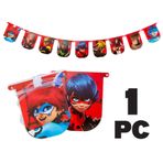 Mighty Mojo Miraculous Ladybug Parti Afişi - 1 Afiş - Kutlama, Doğum Günü Partisi, Yeni Yürümeye Başlayan Çocuklar - Kara Kedi - Parti Malzemeleri - Resmi Lisanslı (1 Afiş)