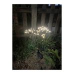 Mighty SOLAR 80 LED SARI RENK YILDIZ PATLAMASI LED BAHÇE AYDINLATMA SOLAR AĞAÇ YILBAŞI
