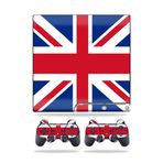 MightySkins Kaplama Sony Playstation 3 PS3 Slim Skins + 2 Controller Skins Sticker British Pride ile Uyumlu