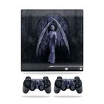 MightySkins Kaplama Sony Playstation 3 PS3 Slim Skins + 2 Controller Skins Sticker Fantasy Angel ile Uyumlu