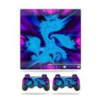 MightySkins Kaplama Sony Playstation 3 PS3 Slim Skins + 2 Controller Skins Sticker Fraktal Soyut ile Uyumlu