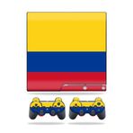 MightySkins Kaplama Sony Playstation 3 PS3 Slim Skins + 2 Controller Skins Sticker Kolombiya Bayrağı ile Uyumlu