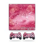 MightySkins Kaplama Sony Playstation 3 PS3 Slim Skins + 2 Controller Skins Sticker Pembe Elmaslar