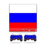 MightySkins Kaplama Sony Playstation 3 PS3 Slim Skins + 2 Controller Skins Sticker Rus Bayrağı