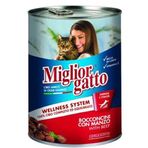 Miglior Gatto 6x405 gr Biftekli Yetişkin Kedi Konservesi