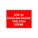 Mıgnatıs Atık Su Kanalına Madeni Yağlarını Dökme Levhası - Sac Malzeme 25X35Cm