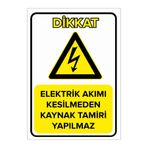Mıgnatıs Elektrik Akımı Kesilmeden Kaynak Tamiri Yapılmaz Levhası - Sac Malzeme 35X50Cm
