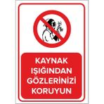 Mıgnatıs - Kaynak Işığından Gözlerinizi Koruyun Levhası - Sac Malzeme 35 x 50 cm