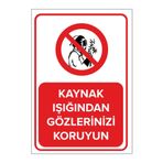 Mıgnatıs Kaynak Işığından Gözlerinizi Koruyun Levhası - Sac Malzeme 35X50Cm