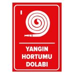 Mıgnatıs Yangın Hortumu Dolabı Levhası Sac Malzeme 50X70 Cm
